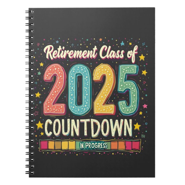 Cuaderno Clase de jubilación de 2025 en proceso de graduaci (Frente)