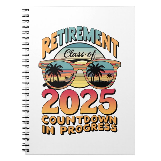 Cuaderno Clase De Jubilación De La Cuenta Regresiva De 2025 (Frente)