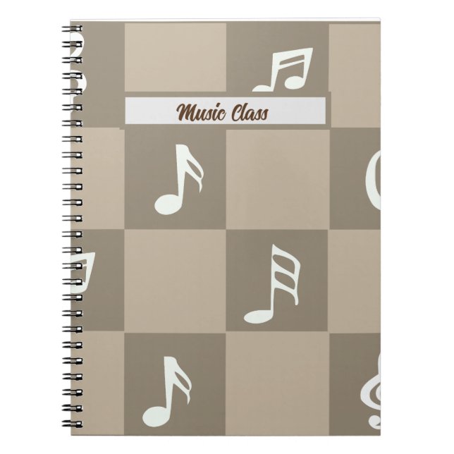 Cuaderno Clase de música: (Frente)