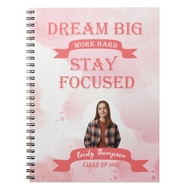 Cuaderno Clase De Recuerdos De Foto De Graduación Keepsake  (Frente)