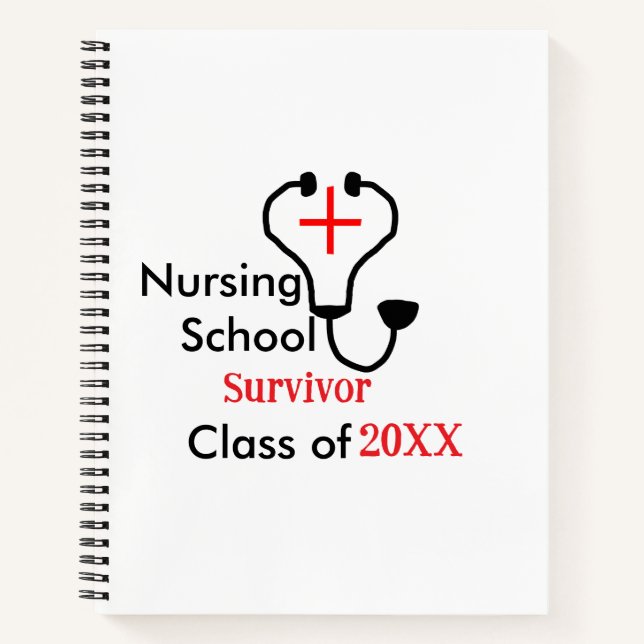 Cuaderno Clase de sobrevivientes de la escuela de enfermerí (Anverso)