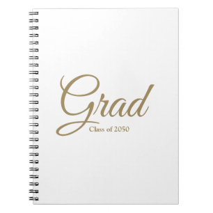 Cuaderno Clase Grad del texto del guión del personalizado b