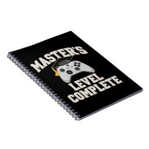 Cuaderno Clase graduada de Máster en Gamer 2026 Graduación