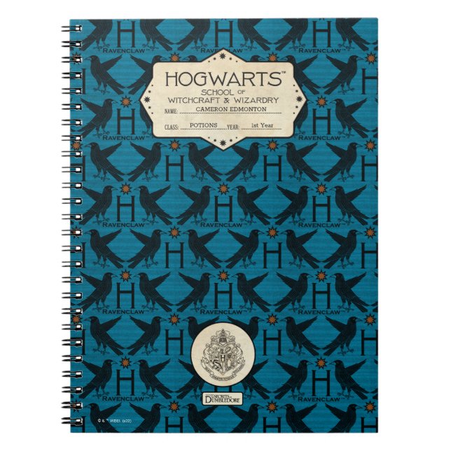 Cuaderno Clase HOGWARTS™ School RAVENCLAW™ (Frente)