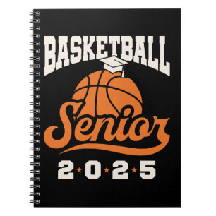 Cuaderno Clase Senior de Baloncesto de 2025 Graduación
