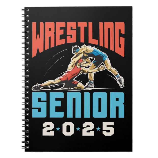 Cuaderno Clase superior de lucha libre de graduación de 202 (Frente)