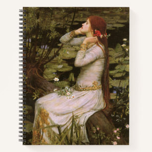 Cuaderno Clásica Ophelia de Shakespeare Nenúfar Arte Refina