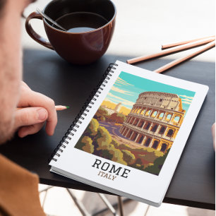Cuaderno Clásica Roma Italia Colosseo Histórico