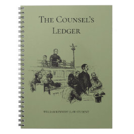 Cuaderno Clásico Académico Vintage Verde Musgo Estudiante d