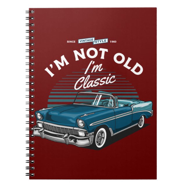 CUADERNO CLÁSICO CHEVY BEL AIRE CONVERTIBLE 1956 (Frente)