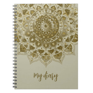 Cuaderno Clásico Colorido Estilo Mandala India 4