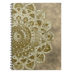 Cuaderno Clásico Colorido Mandala Estilo India 4