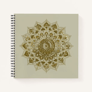 Cuaderno Clásico Colorido Mandala Estilo India 4