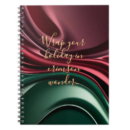 Cuaderno clásico con gráfico elegante