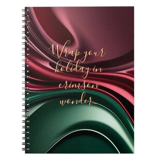 Cuaderno clásico con gráfico elegante (Frente)
