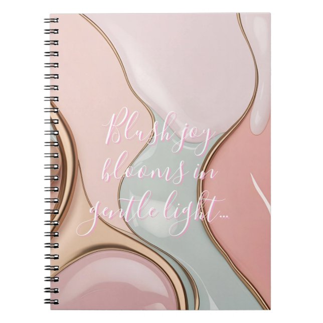 Cuaderno clásico con gráfico elegante (Frente)
