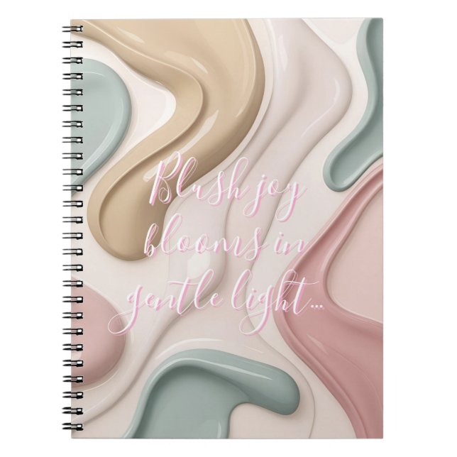 Cuaderno clásico con gráfico elegante (Frente)
