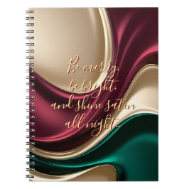 Cuaderno clásico con gráfico elegante