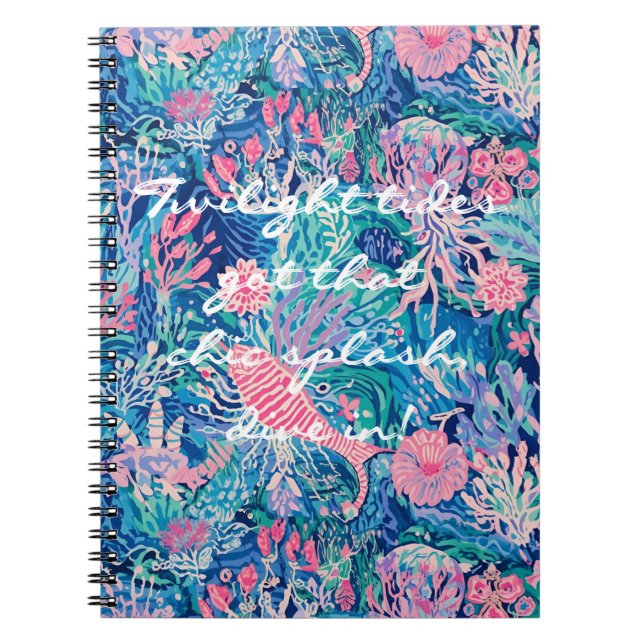 Cuaderno clásico con gráfico elegante (Frente)