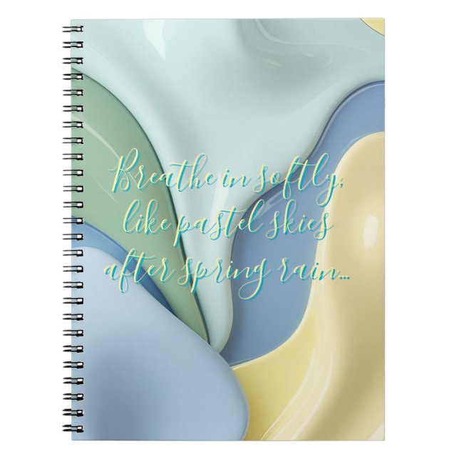 Cuaderno clásico con gráfico elegante (Frente)