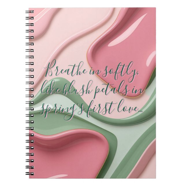 Cuaderno clásico con gráfico elegante (Frente)