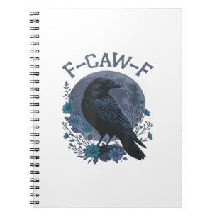 Cuaderno Clásico Cuervo Ave F-Caw-F Gracioso F-Caw-F Cuervo