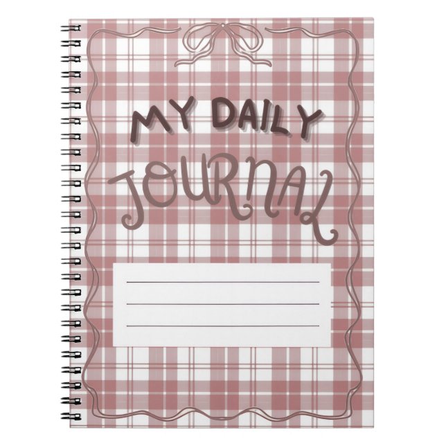 Cuaderno clásico de 6,5" x 8,75" (Frente)