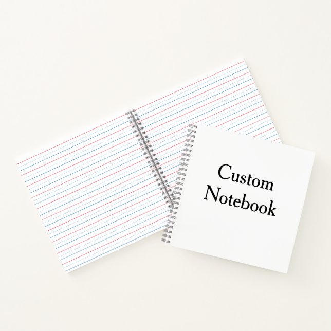 Cuaderno clásico de 8,5" x 8,5" (Interior)