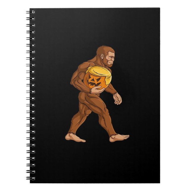 Cuaderno Clásico de calabaza Trumpkin de Fútbol para los pi (Frente)