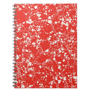 Cuaderno Clásico de Mármol Rojo