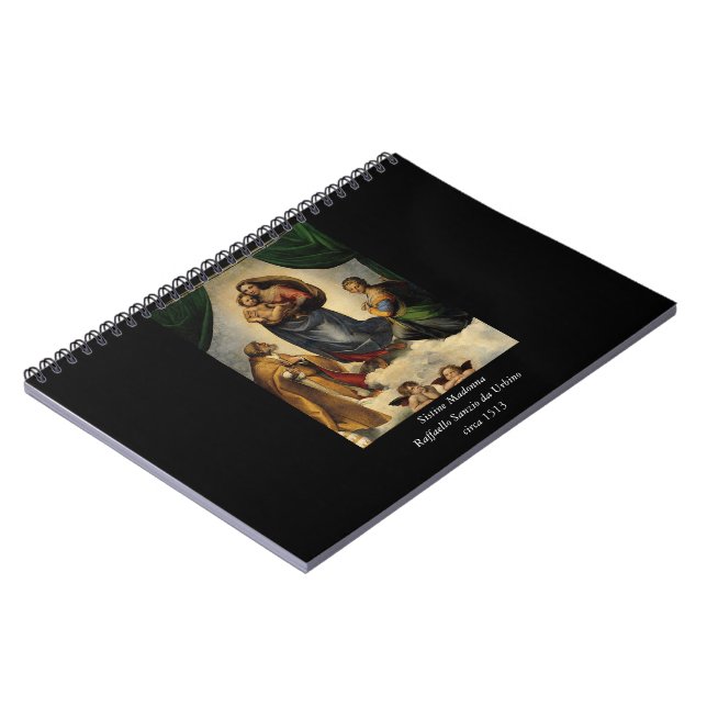 Cuaderno Clásico de Raphael "Sistine Madonna" (alrededor de (Lado Izquierdo)