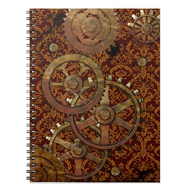 Cuaderno clásico de Steampunk (Frente)