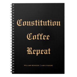Cuaderno Clásico Diario Constitución Estudiante de Derecho