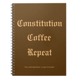 Cuaderno Clásico estudiante de derecho de la Constitución B