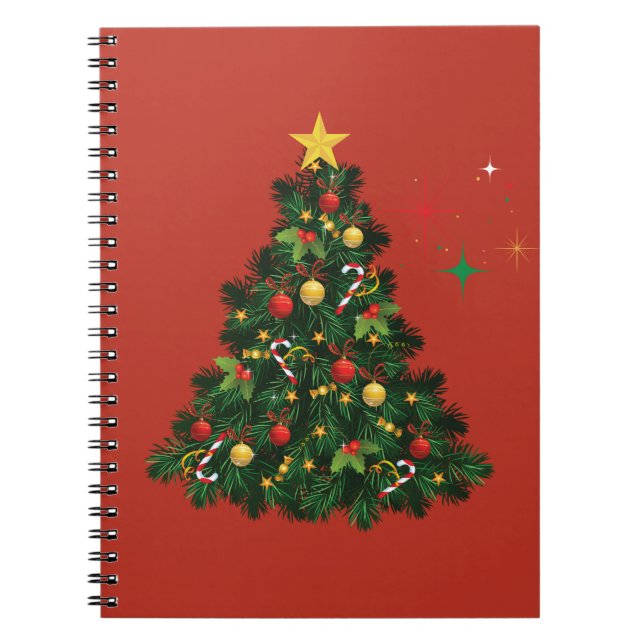 Cuaderno Clásico Feliz Navidad (Frente)