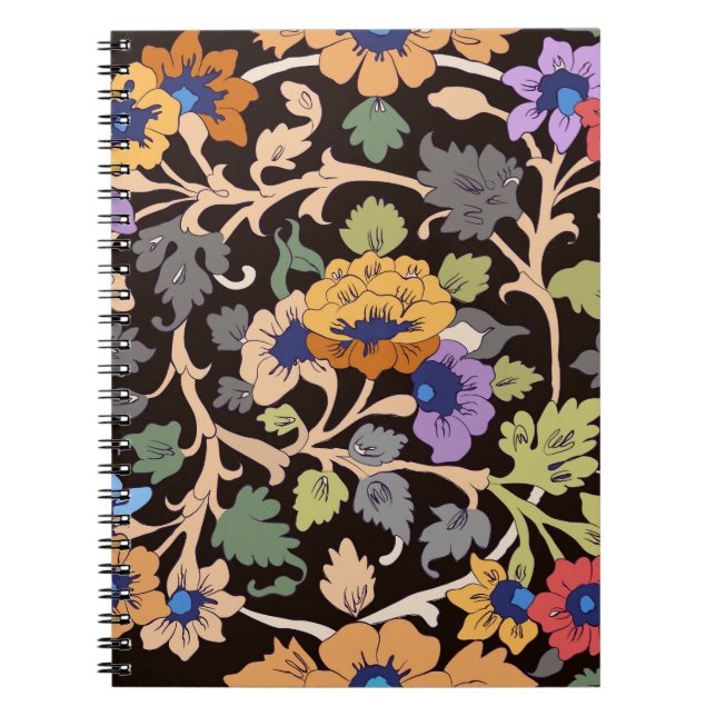 Cuaderno Clásico Islámico: Ornamento sin foco floral (Frente)