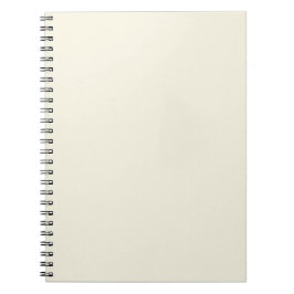 Cuaderno Clásico Marfil Color Sólido Minimalista