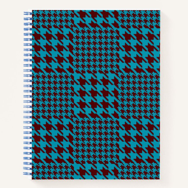Cuaderno Clásico moderno Tatan trenzado azul y marrón (Anverso)