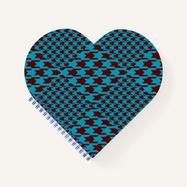 Cuaderno Clásico moderno Tatan trenzado azul y marrón (Anverso)