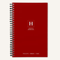 Clásico Monograma Rojo Carmesí