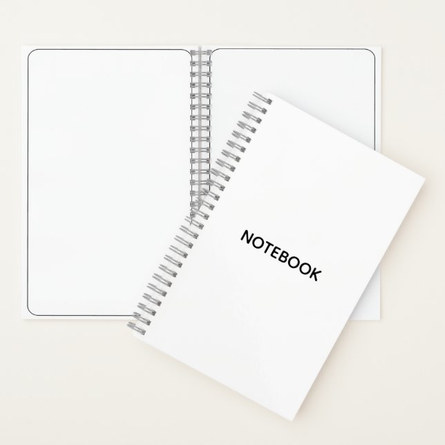 Cuaderno clásico personalizable | 5.5" x 8.5" (Interior)