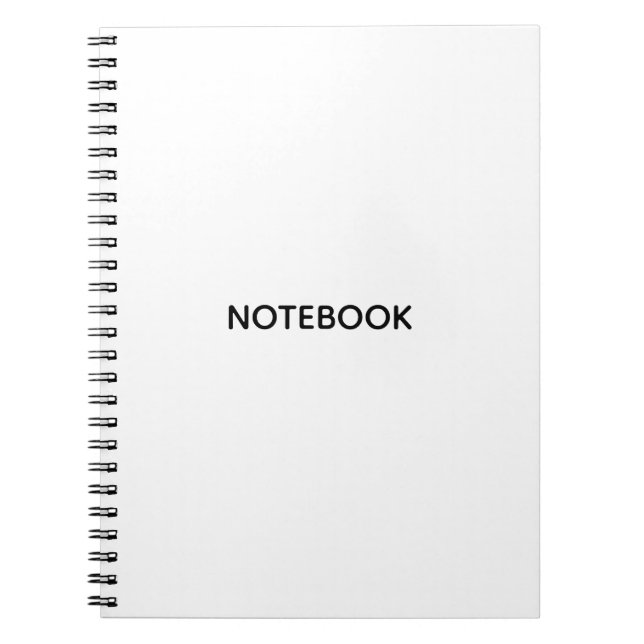 Cuaderno clásico personalizable | 6,5" x 8,75" (Frente)
