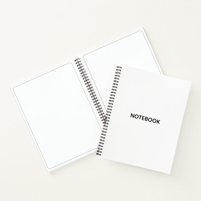 Cuaderno clásico personalizado | 8.5" x 11" (Interior)