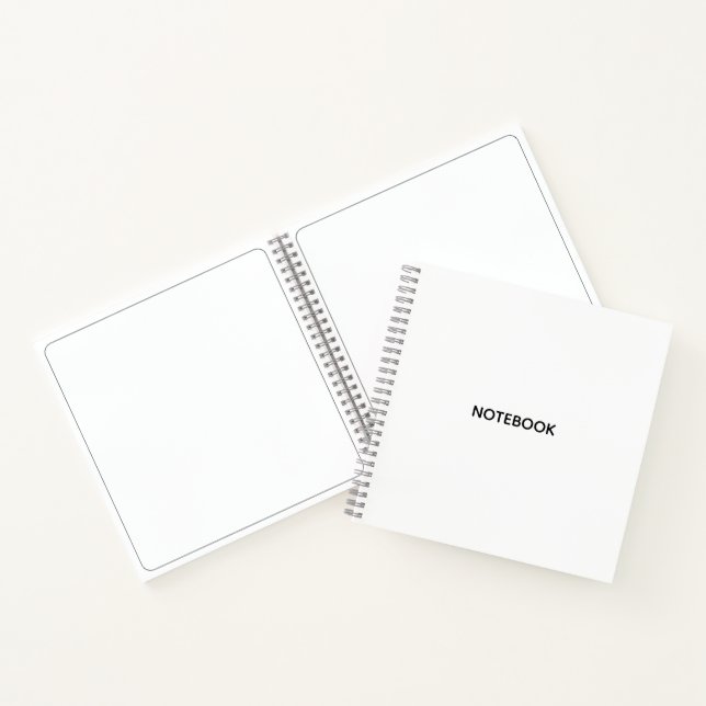 Cuaderno clásico personalizado | 8,5" x 8,5" (Interior)