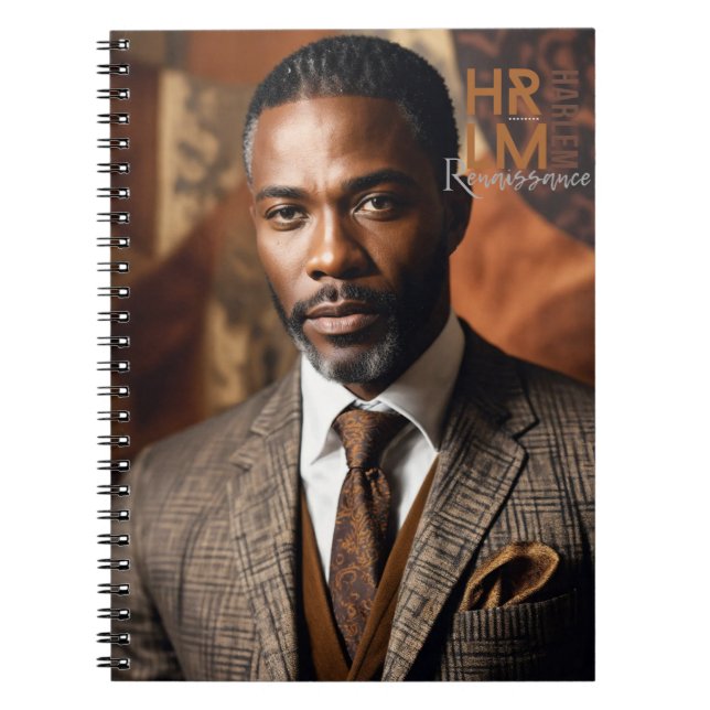 Cuaderno Clásico Sofisticado Renacimiento de Harlem    (Frente)