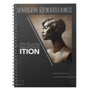 Cuaderno Clásico Sofisticado Renacimiento de Harlem en jueg