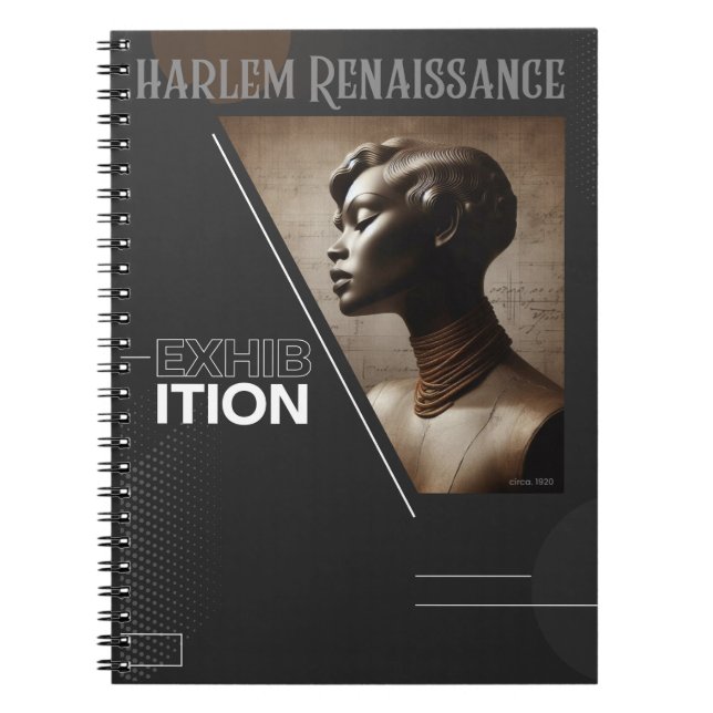 Cuaderno Clásico Sofisticado Renacimiento de Harlem en jueg (Frente)