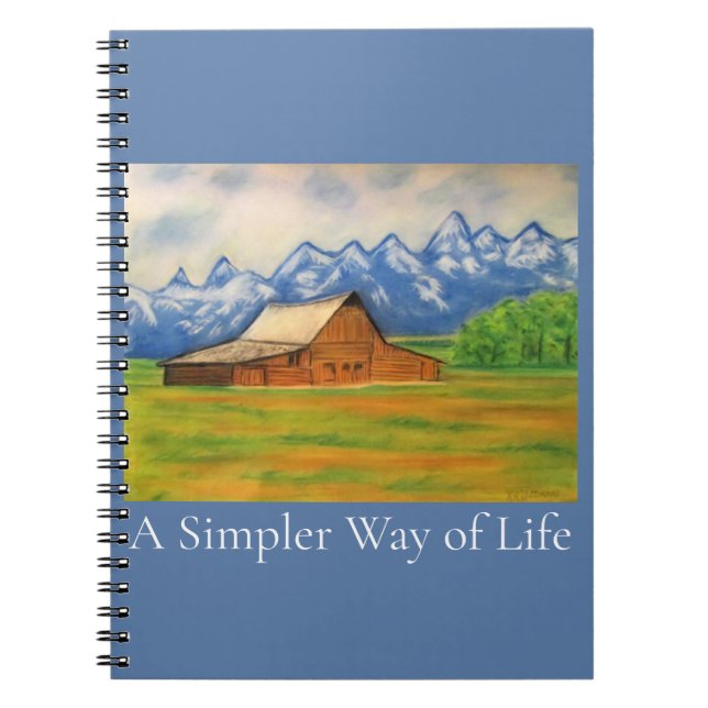 Cuaderno Clásico Una Forma de Vida Más Simple (Frente)