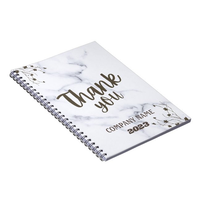 Cuaderno Clásico y Funcional Mármol Blanco (Lado Derecho)