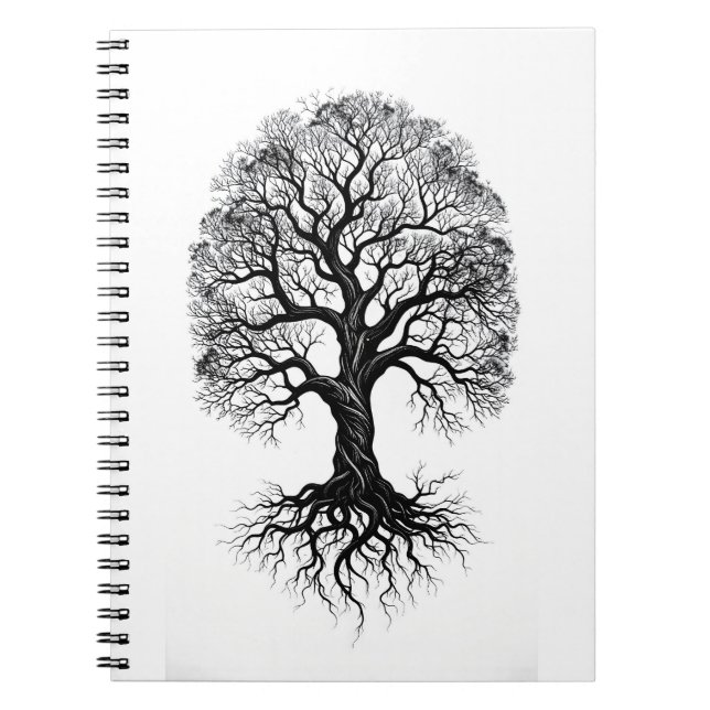 Cuaderno Clásico Zen del Árbol de la Vida (Frente)